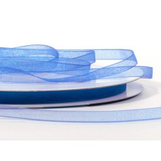 Organza Ribbon , Royal, 1/4 Inch x 25 Yards (1 Spool) SALE ITEM